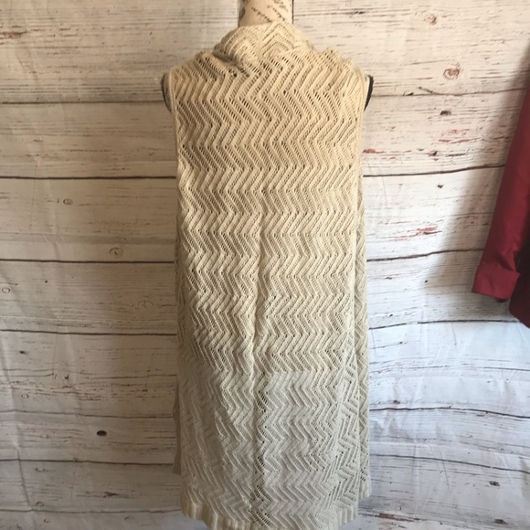 Cyprus open knit cardigan sweater - Picture 4 of 7